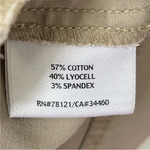 EILEEN FISHER Ruffle Collar Utility Jacket Career Business Work Wear Size M EUC - Picture 12 of 15